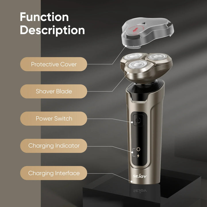 Sejoy Electric Hair Clipper for Men  5 in 1 Electric Nose Hair Trimmer Professional Cutting Machine Rechargalbe