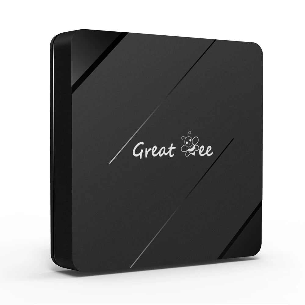 Great Bee Greatbee Arabic TV Box, Android 10 2G 16G Smart 4K Arabic Media Player Satellite Receiver