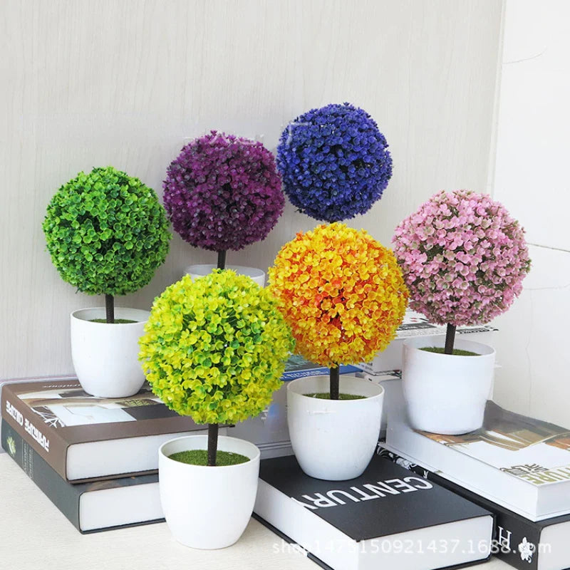 Mini Artificial Bonsai Tree Decoration