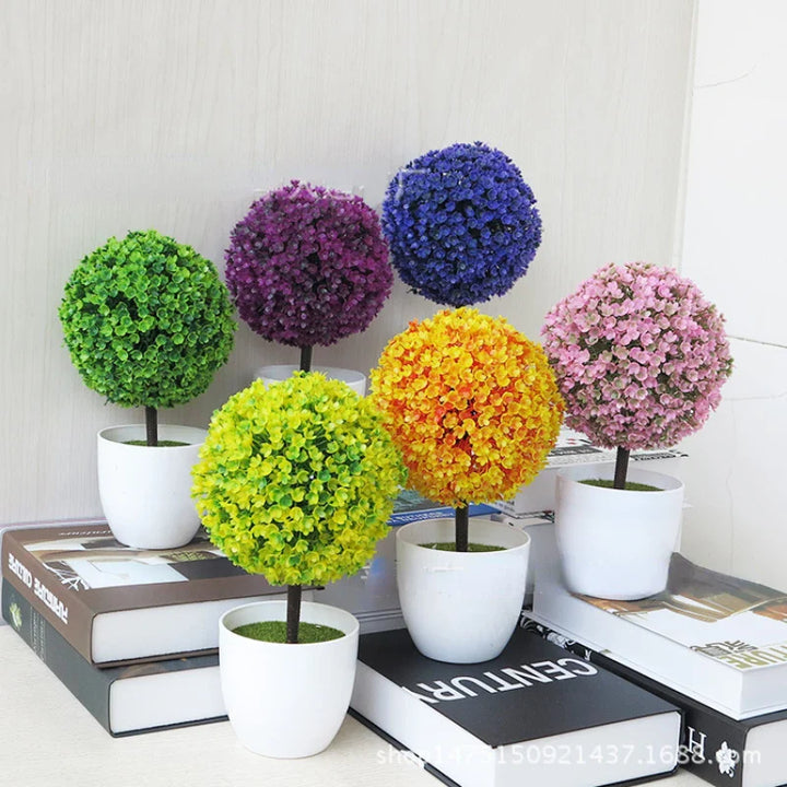Mini Artificial Bonsai Tree Decoration