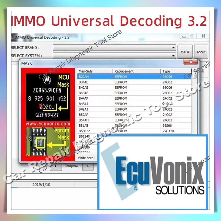 IMMO OFF software pack immoff 17 IMMO doctor V2.1 IMMO service tool Pin Code Calculator IMMO Universal Decoding 3.2 ImmoKille