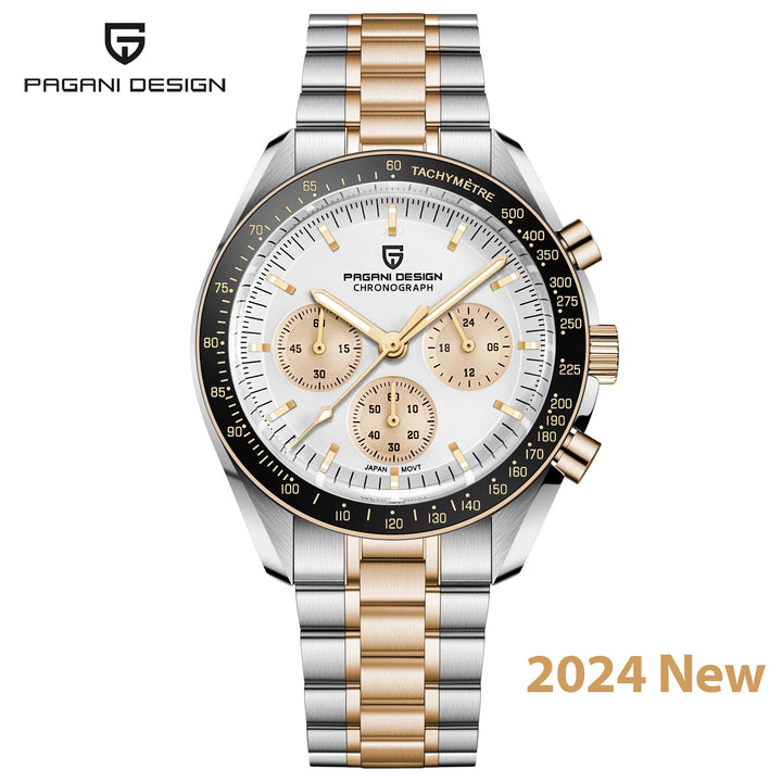 PAGANI DESIGN 2024 New AK Project Men's Watches Luxury Quartz Wrist Watch For Men AR Sapphire Speed Chronograph Automatic Date