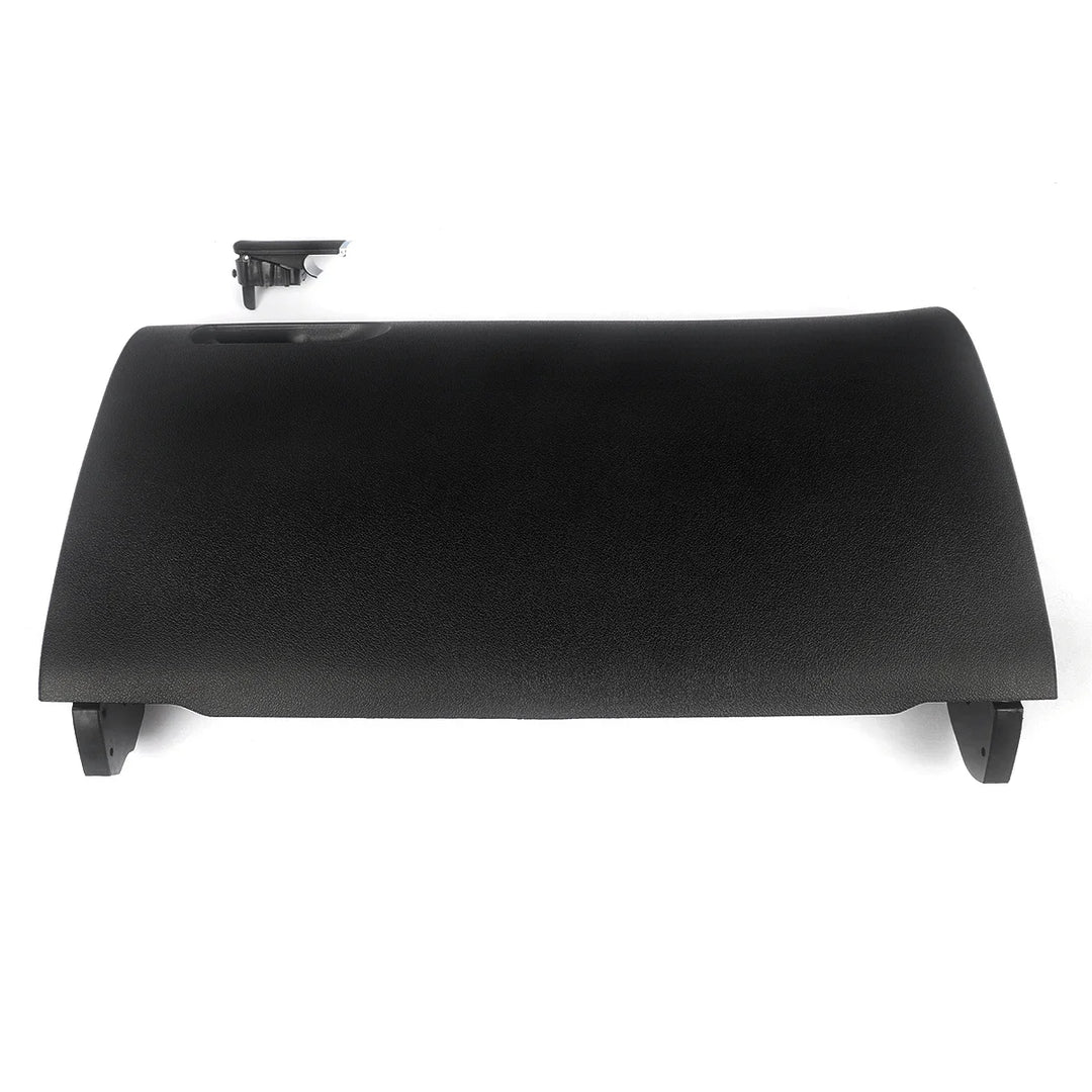 MAGICKIT Black Glove Box Compartment Door Lid Cover With Buckle For Audi A4 B7 2001-2008 CAR Accessories Direct Replacement