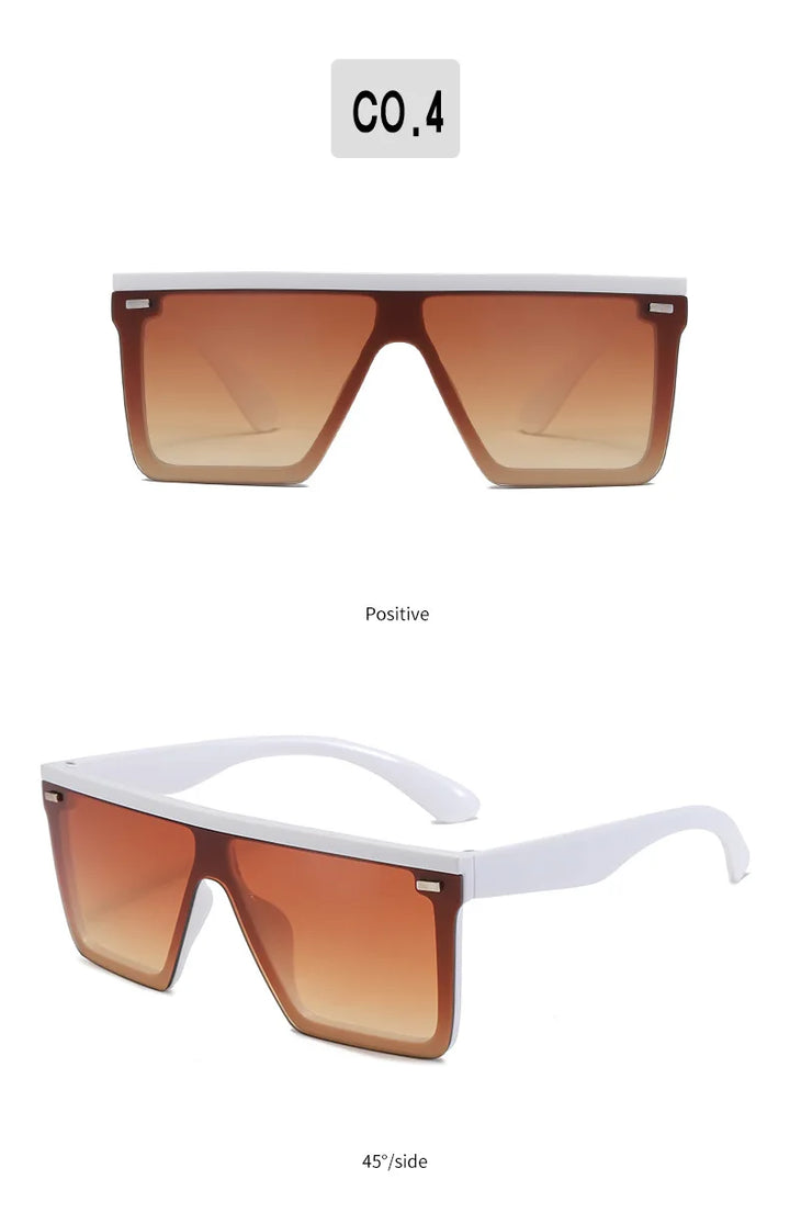 KLASSNUM One Piece Square Sunglasses Men Women Sports Driving Sunglasses Oversized Frame Luxury Brand Disigner 2025 Sun Glasses