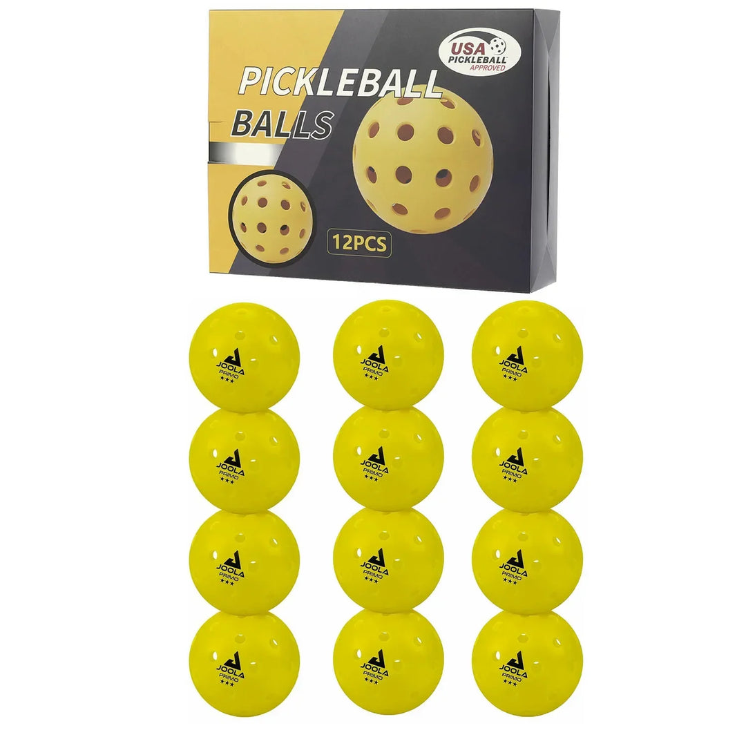 JOOLA Official 40-Hole Pickleballs – 12 Pack