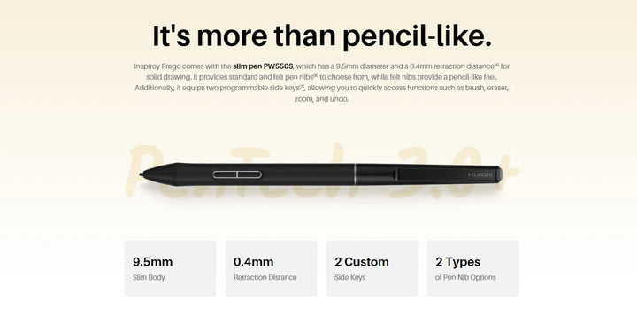 Huion Inspiroy Frego S/M Wireless Graphics Tablet Bluetooth Connection Long-Lasting Digital Drawing Tablet IOS Android suported
