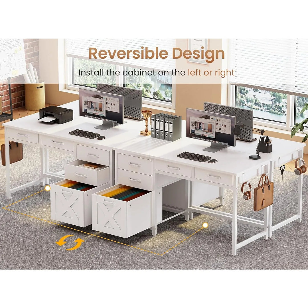 Office Desk with Drawers