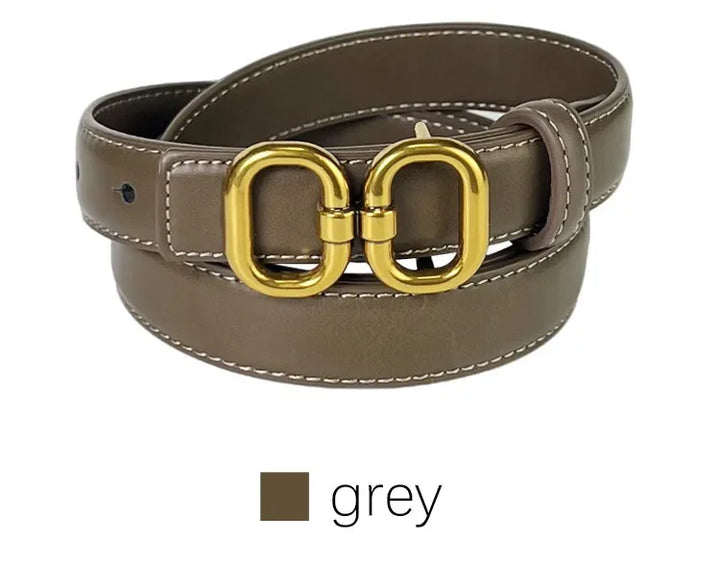 2025 luxury brand leather belt for men women designer alloy buckle waist strap female jeans trouser dress waistband