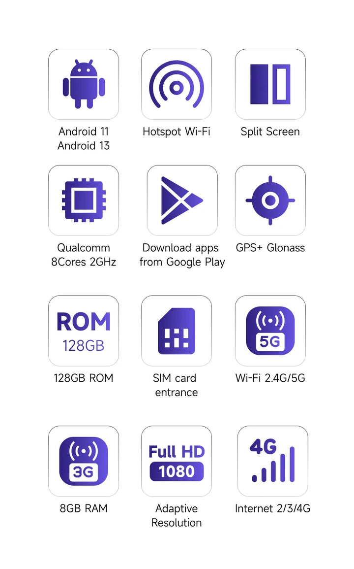 CarPlay Ai Box 8+128G Android 13 Wireless Carplay Android Auto QCM6125 8-Core CPU 4G LTE for VW Audi Kia Fiat