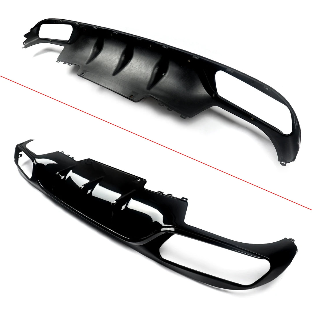 AMG Style Rear Diffuser With Exhaust Tip for Mercedes-Benz E-Class W213 2016-2020