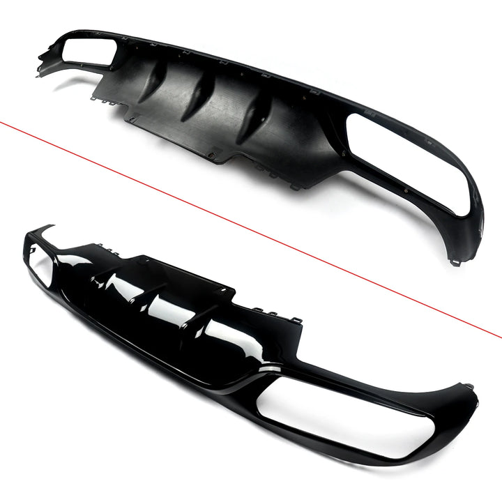 AMG Style Rear Diffuser With Exhaust Tip for Mercedes-Benz E-Class W213 2016-2020