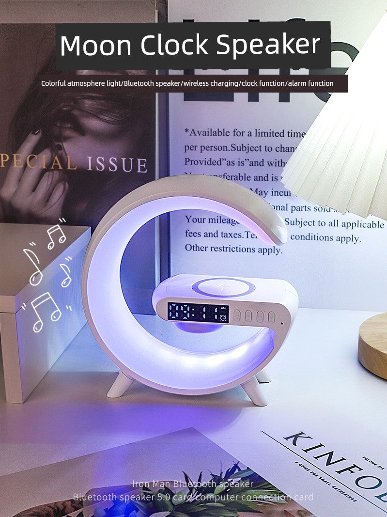 Wireless Charging Atmosphere Speaker Girl Fancy Night Light