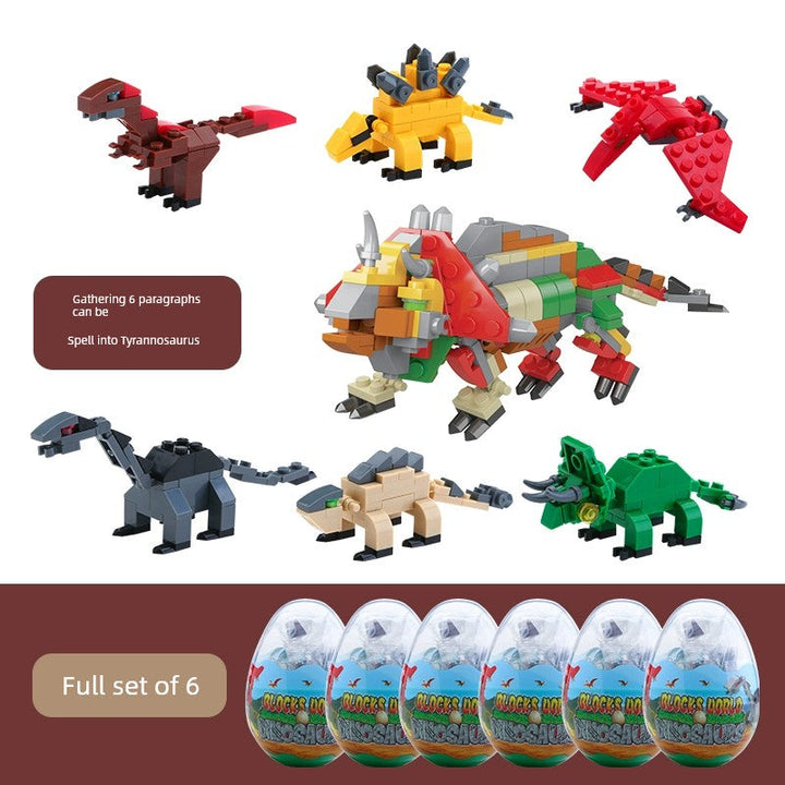 Building Blocks Capsule Toy Funny Blind Box Kindergarten Birthday Small Gift Easter Gift Puzzle Egg Capsule Toy Toy Animal Egg