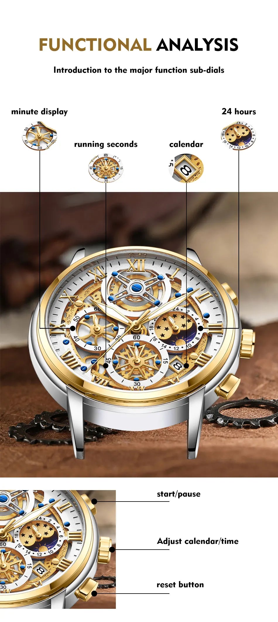 LIGE Luxury Fashion Men Watch Waterproof Luminous Date Man Wristwatch Stainless Steel Chronograph Quartz Men's Watches Reloj