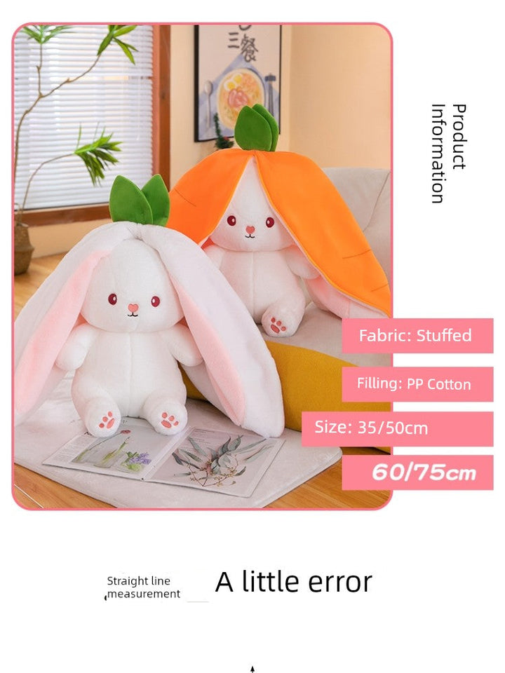 Transformation Rabbit Cute Carrot Birthday Gift Doll