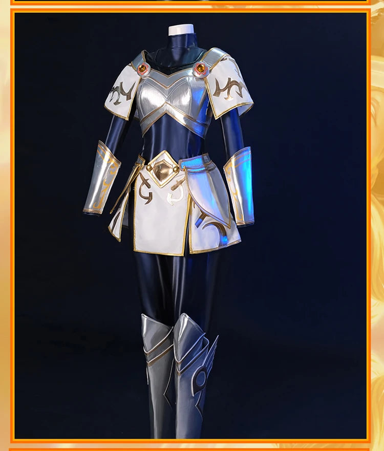 ROLECOS Game LOL The Lady of Luminosity Lux Cosplay Costume Lux Magic College Girl Uniform Women Costume Halloween Full Set