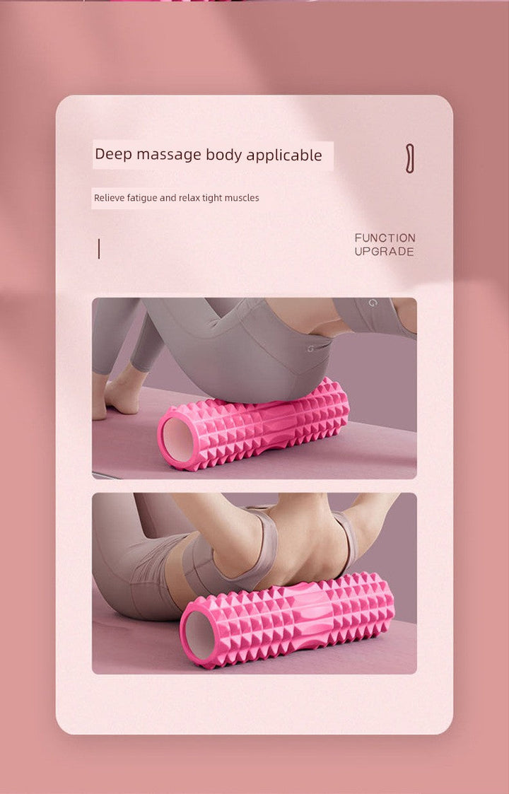Foam Roller Roller Spiked Club Yoga Equipment Muscle Relaxation Roller Leg Slimmer Massage Shaft Foam Foam Roller