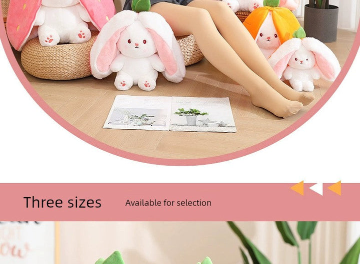 Pacify Transformation Girl Gift Sleep Hug Strawberry Rabbit