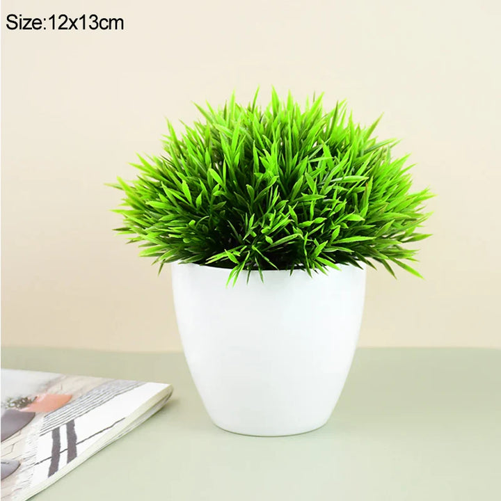 Artificial Potted Green Bonsai Tree