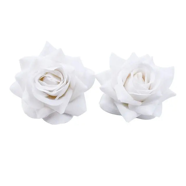 Artificial Silk Roses for Décor