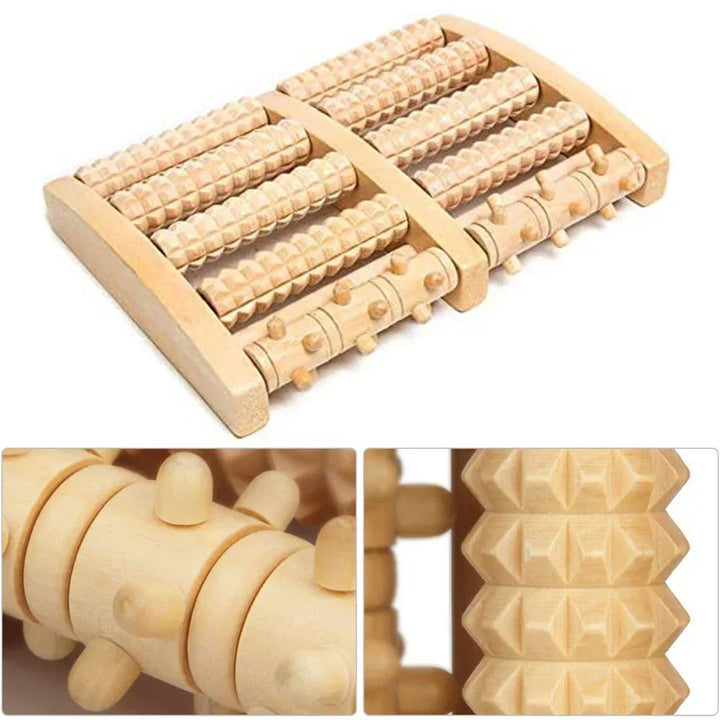 Premium Wooden Foot Roller Massage