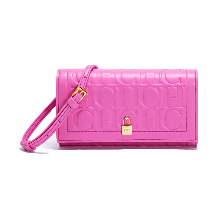 CHCH Women's Shoulder Bag 2024 Brand New Flip Letter Embossed Crossbody Bag