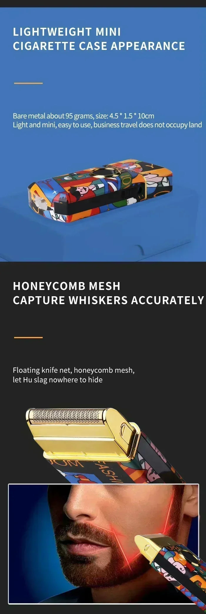 Kemei Hair Clipper Rechargeable Graffiti Pattern Electric Professional Barber Trimmer Man Shaver KM-MAX2092 KM-MAX5090 KM-RS7098