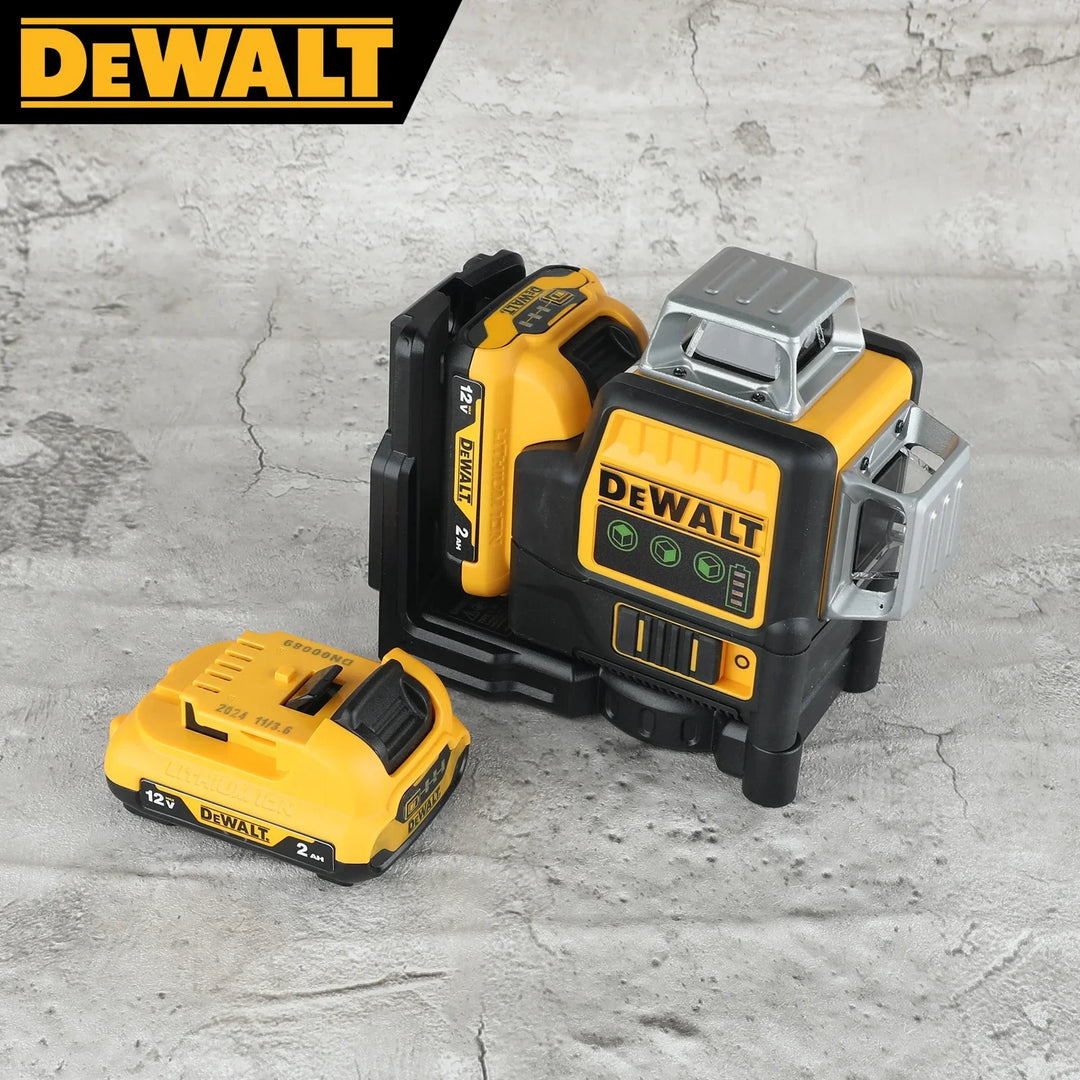 NEWDEWALT DW089LG 12 lines Laser Level 360 Self-Leveling Laser Level Horizontal And Vertical 12V Battery Tool Cross Line