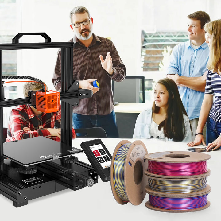 ERYONE Promotion Tri- Color Co-extrusion Silk  PLA Series 1.75mm 1KG For 3D Printing FDM Printer Fast delivery New Arrival