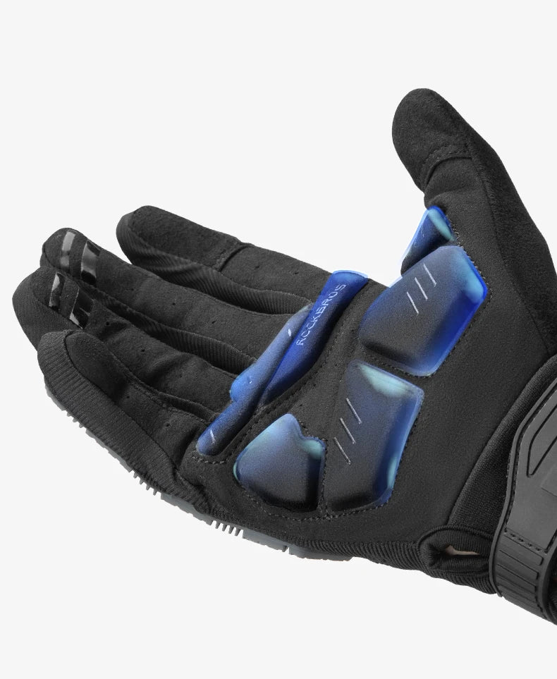 ROCKBROS Cycling Gloves Tactical Gloves SBR Thickened Pad Shockproof Breathable GEL Bike Motorcycle Winter Warmer Full Finger