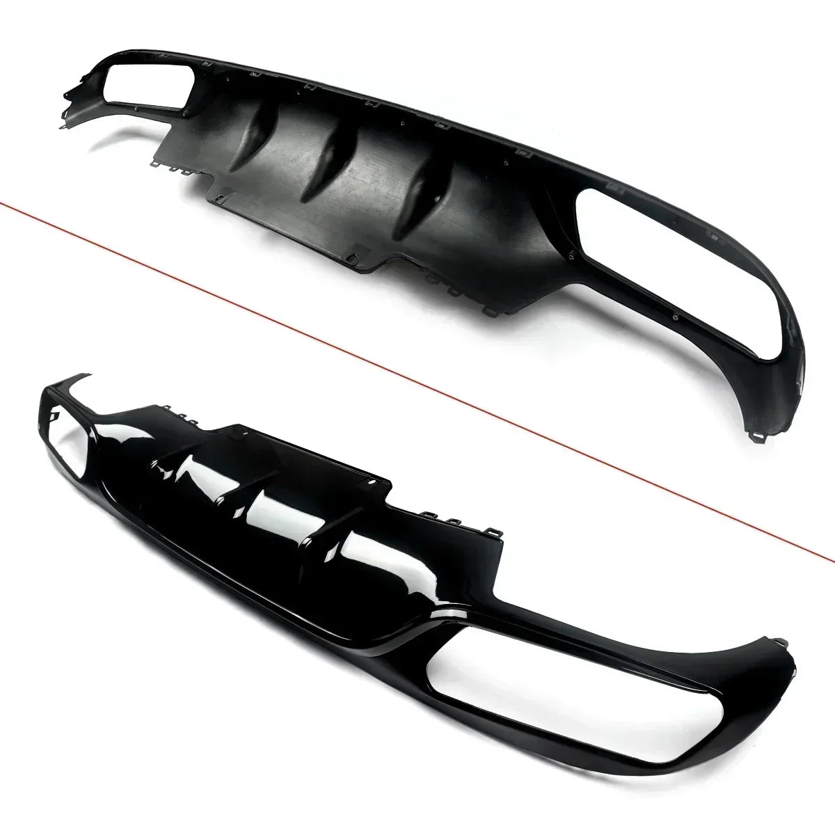AMG Style Rear Diffuser With Exhaust Tip for Mercedes-Benz E-Class W213 2016-2020