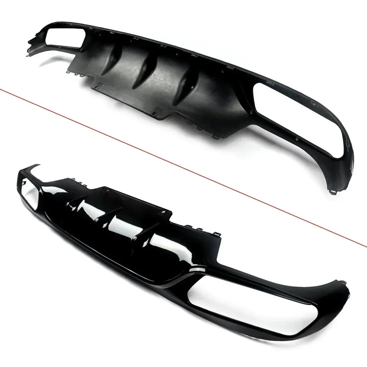 AMG Style Rear Diffuser With Exhaust Tip for Mercedes-Benz E-Class W213 2016-2020