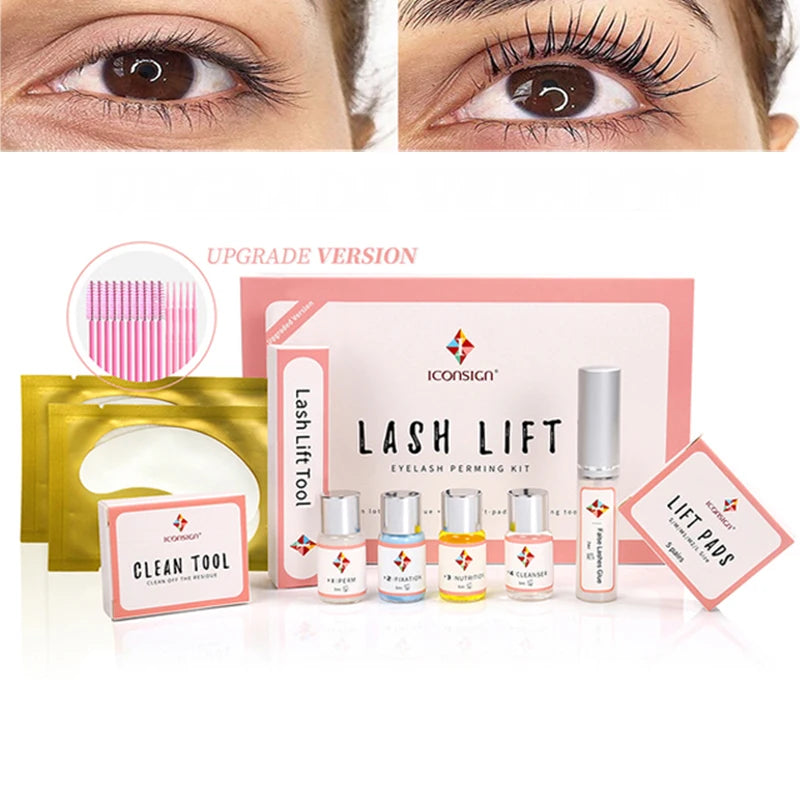 Dropshipping ICONSIGN Upgrade Version Lash Lift Kit Lifting Eyelashes Lasting 6-8 Weeks Calia Perm Eyelash Enhancer Makeup Tools