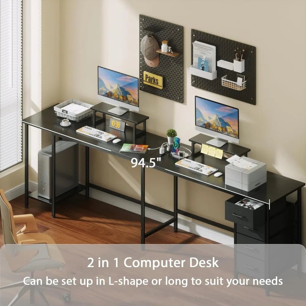 L-Shaped Home Office Desk