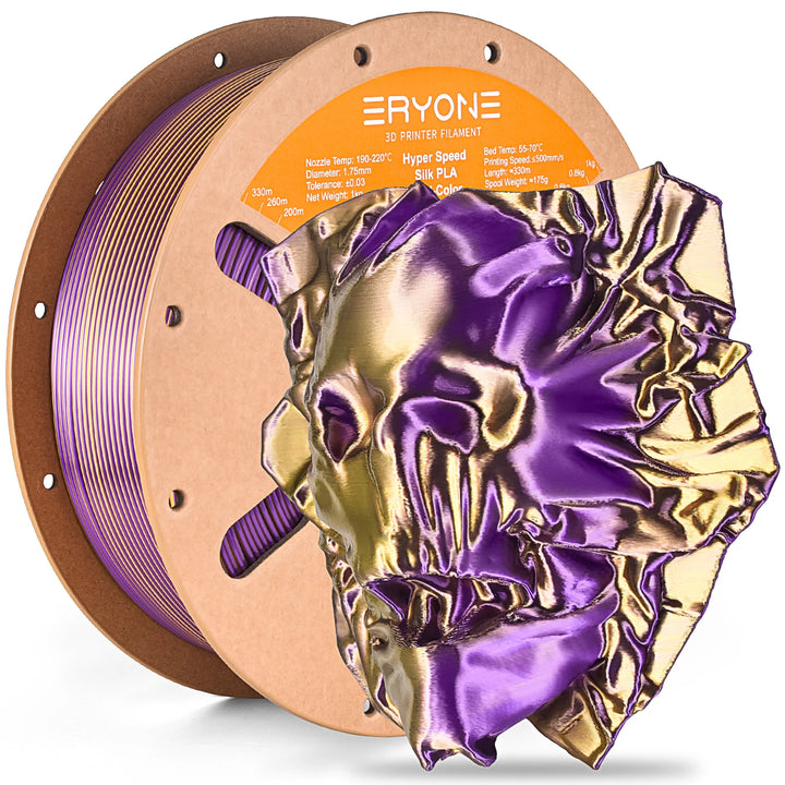 ERYONE New Arrival Hyper Speed Silk PLA Dual Color Filament High Quality 1KG 1.75mm Diamete Filament For 3D Printer Fast Ship