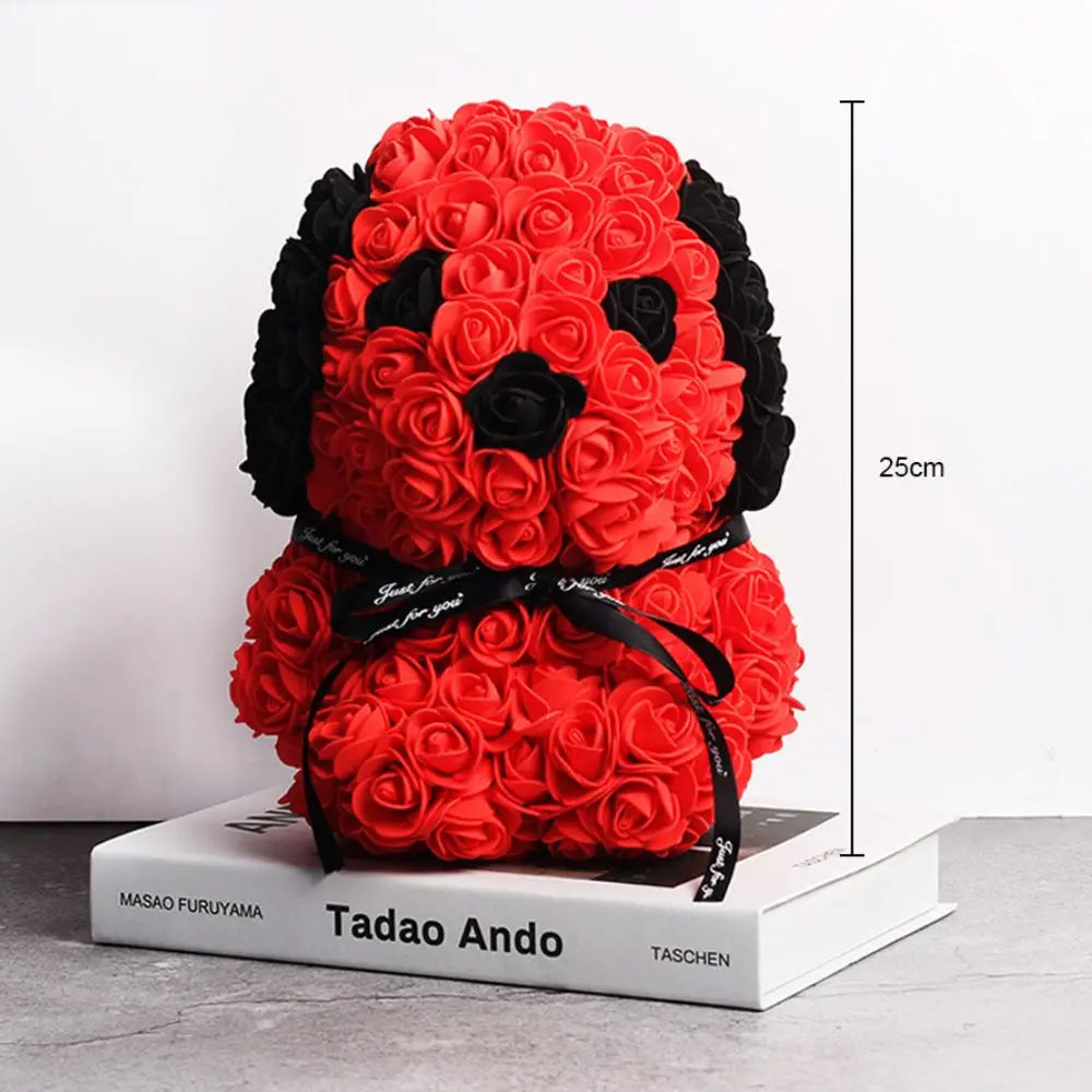 Teddy Rose Dog – Soap Foam Flowers