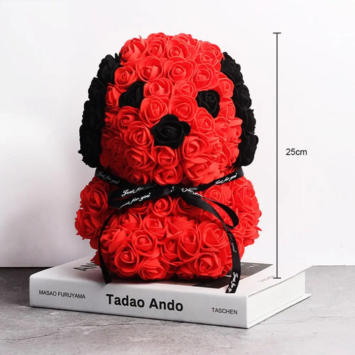 Teddy Rose Dog – Soap Foam Flowers