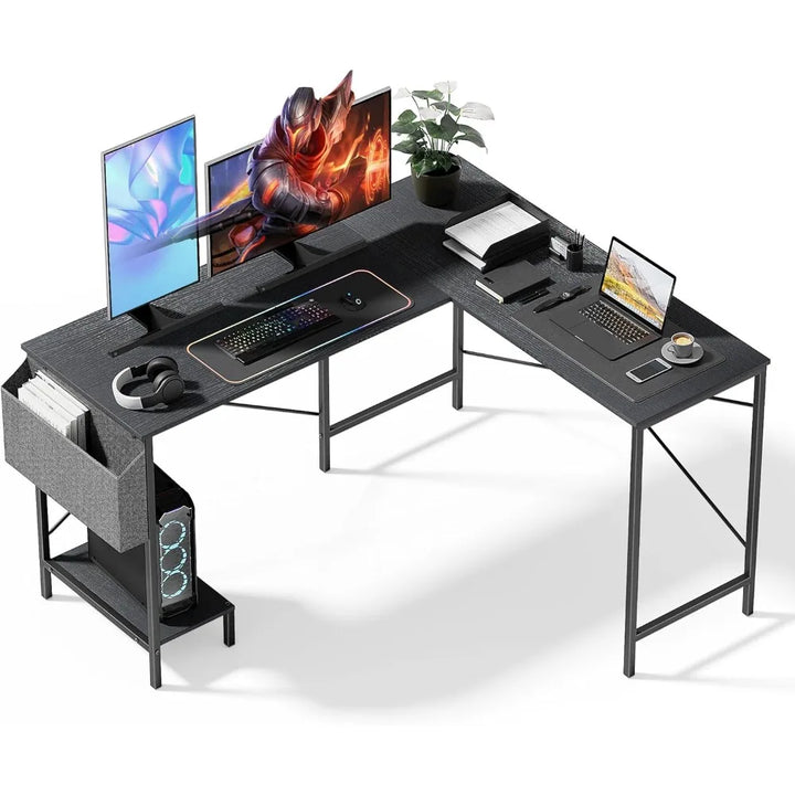 infiniPower 50" L-Shaped Gaming Desk
