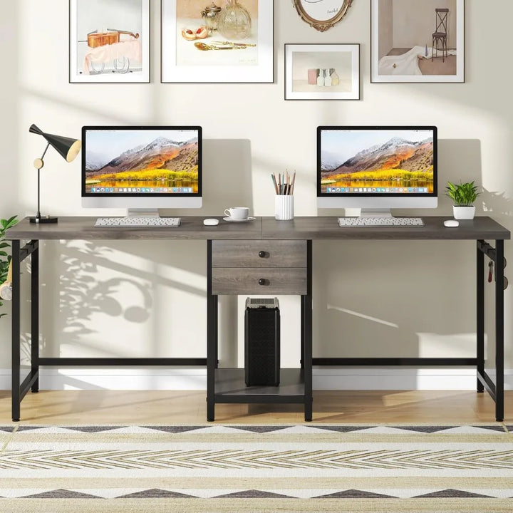 Extra Long Double Desk