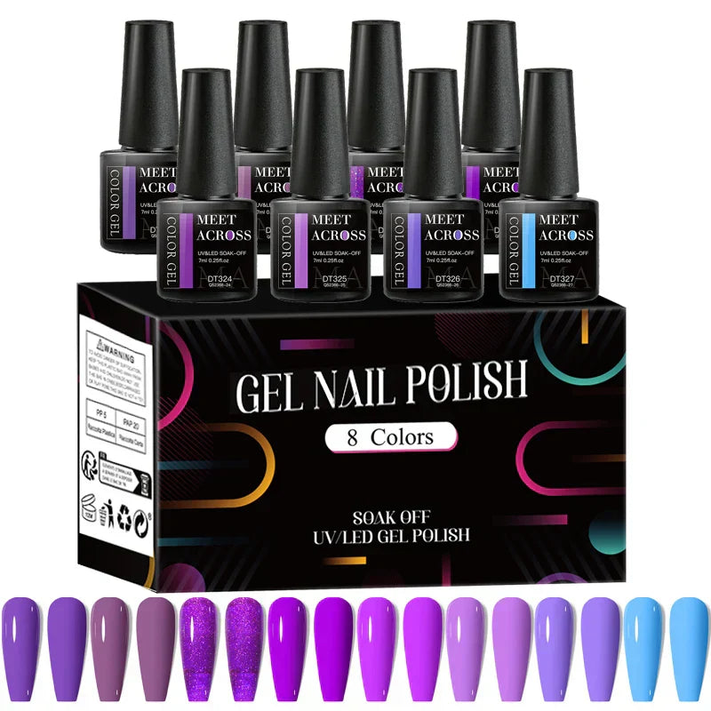 Fluorescent Summer Gel Set