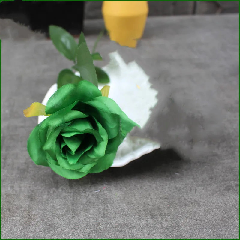 Artificial Black Rose Heads