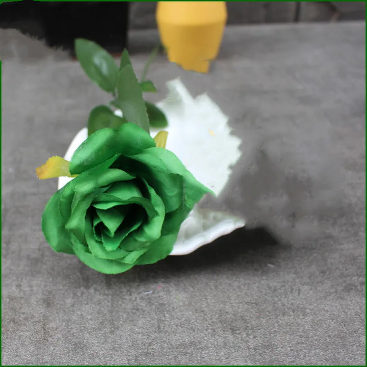 Artificial Black Rose Heads