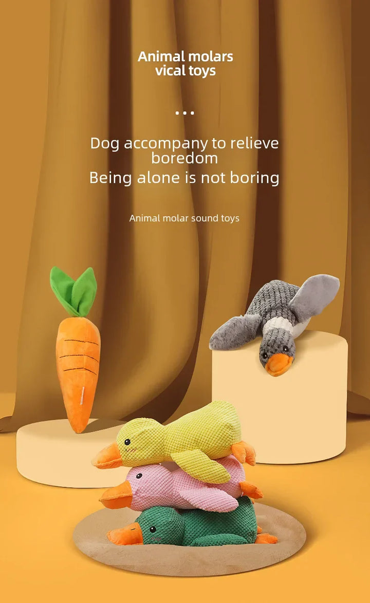 Chew Resistant Dog Toy Dental Cleansing Large Canine Engaging Plush Puppy Relieving Pet Supplies Plaything 2024 New