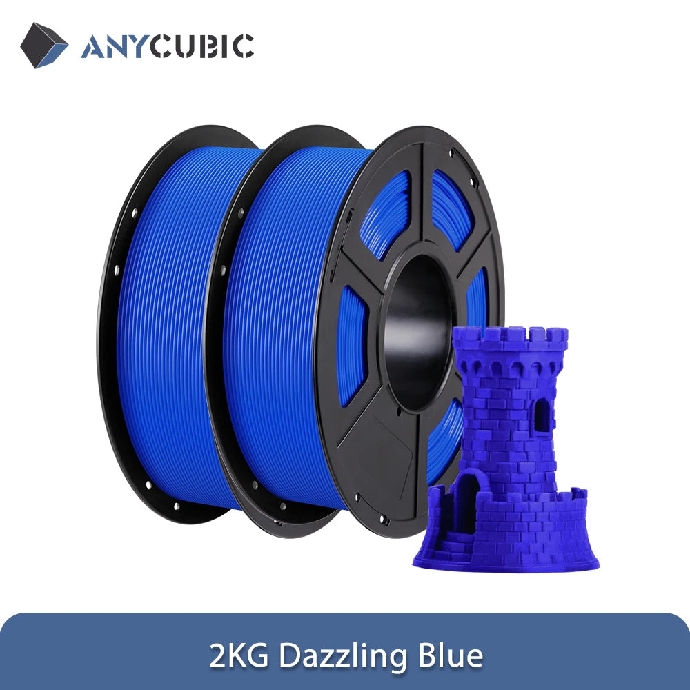 2 pieces/lot ANYCUBIC PLA 3D Printer Filament 1.75mm 1kg/Roll PLA Filament 3D Printing Material For FDM 3D Printer