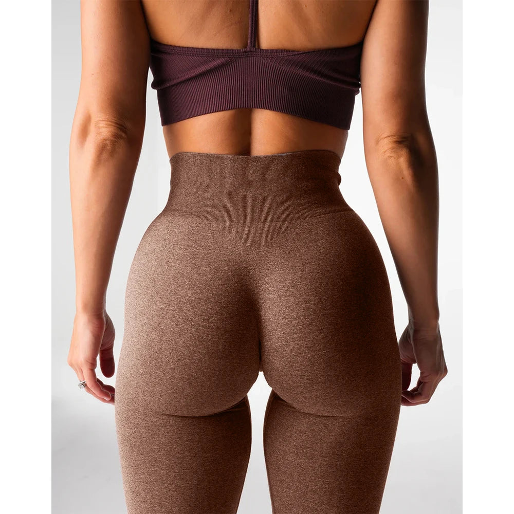 New Black Effortless Flare Leggings Women Soft Workout Tights Fitness Outfits Yoga Pants Gym Wear Spandex Leggings