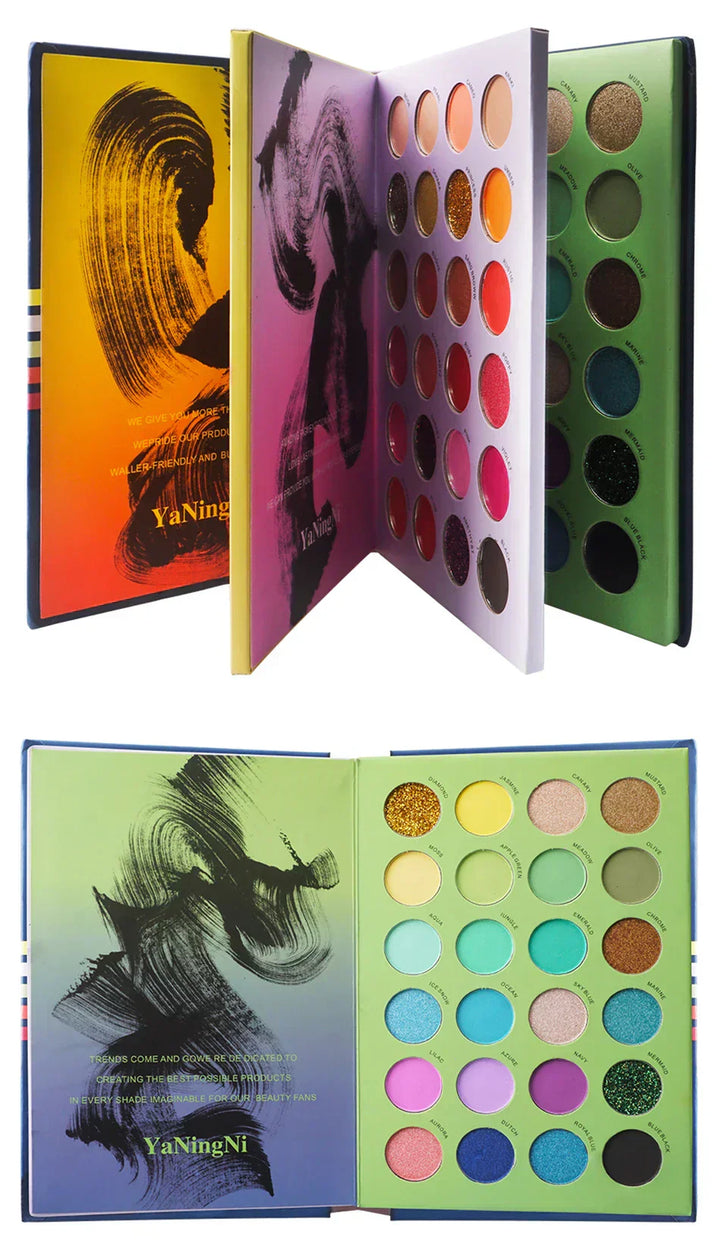 72/60-Color Matte Glitter Eyeshadow Palette