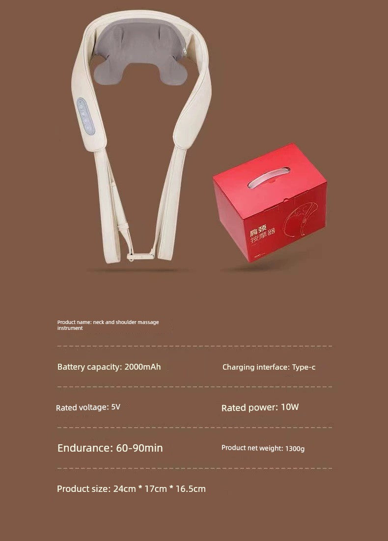 Ox Waist and Back Trapezoid Muscle Dredge Neck Massager