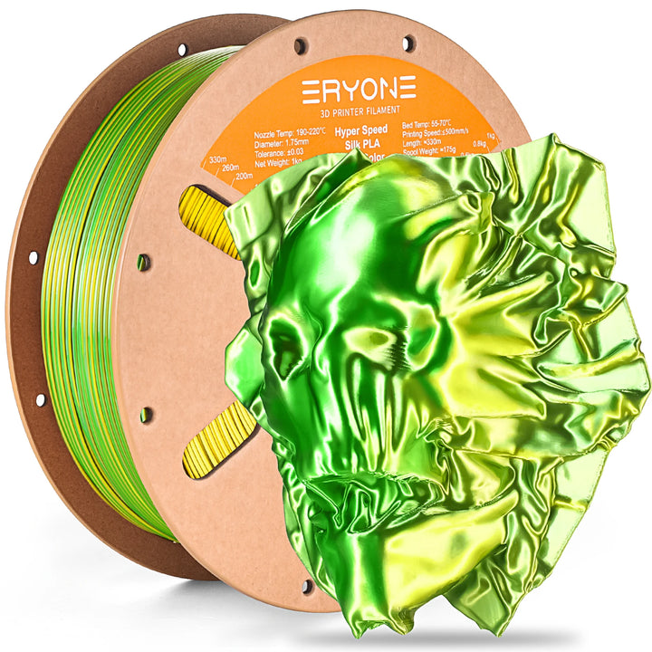 ERYONE New Arrival Hyper Speed Silk PLA Dual Color Filament High Quality 1KG 1.75mm Diamete Filament For 3D Printer Fast Ship