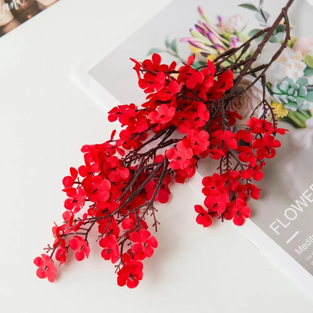 Artificial Cherry Gypsophila Fake Flowers