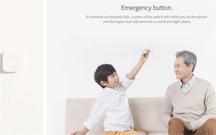 Aqara Sensor Smart Wireless Mini Switch Zigbee One Key Control Button for Homekit Xiaomi Mihome Smart Home Security